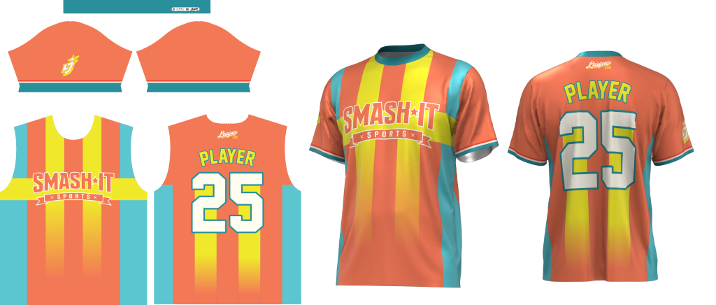 Sunshine Smashers Official Away Jersey